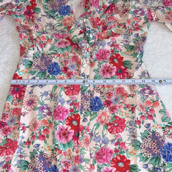 Favorite Daughter The Barely Holding It Together Floral‎ Mini Dress Size 8 NWT - Picture 3 of 10